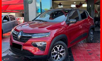 Kwid intense pack biton 1.0 flex mec. 2023 completo (excelente para uber e 99) finan. 100%