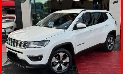 Compass longitude 2.0 4x2 flex aut. 2018 c/ baixa quilometragem e interior caramelo