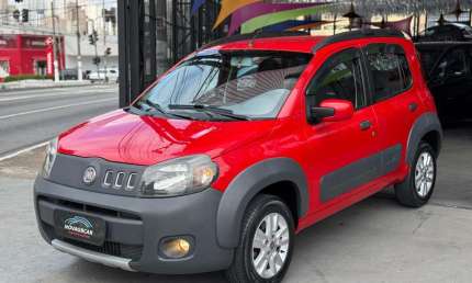 Fiat uno way celeb. 1.4 evo fire flex 8v 5p - vermelha - 2011/2012