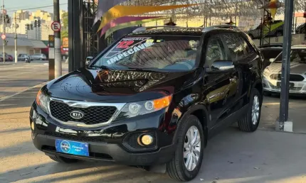 Kia sorento 2.4 16v 4x4 aut.  - preta - 2012/2013