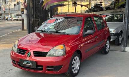 Renault clio campus hi-flex 1.0 16v 5p  - vermelha - 2010/2010