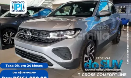 Volkswagen t-cross 1.0 tsi comfortline 200 4p