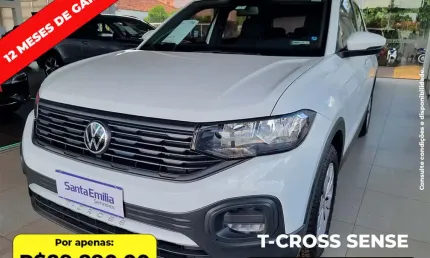 Volkswagen t-cross 1.0 tsi sense 200 4p