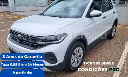 Volkswagen t-cross 1.0 tsi sense 200 4p