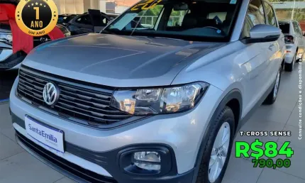 Volkswagen t-cross 1.0 tsi sense 200 4p