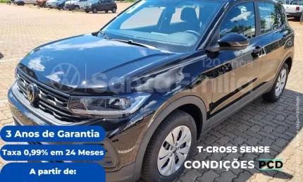 Volkswagen t-cross 1.0 tsi sense 200 4p