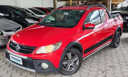 Volkswagen saveiro cross 1.6 mi total flex 8v ce  - vermelha - 2012/2012