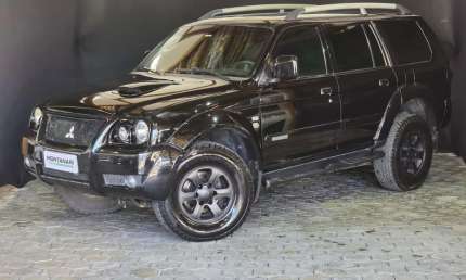 Mitsubishi pajero sport hpe 2.5 4x4 diesel aut.  - preta - 2008/2008