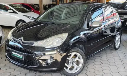 Citroën c3 excl. 1.6 vti flex start 16v 5p aut.  - preta - 2013/2013