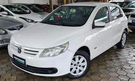 Volkswagen gol g5 1.0 mi total flex 8v 4p  - branca - 2010/2011