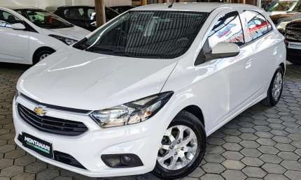 Chevrolet onix hatch lt 1.0 8v flexpower 5p mec.  - branca - 2017/2018