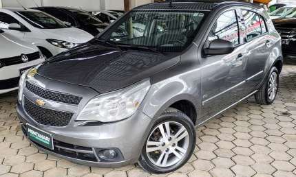 Chevrolet agile ltz 1.4 mpfi 8v flexpower 5p  - cinza - 2011/2011