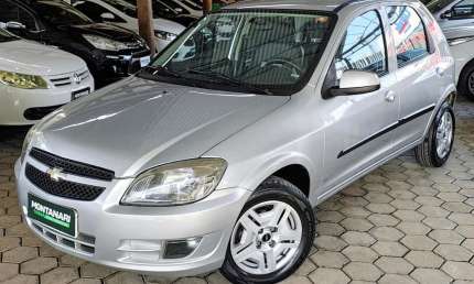 Chevrolet celta spirit/ lt 1.0 mpfi 8v flexp. 5p  - prata - 2013/2013