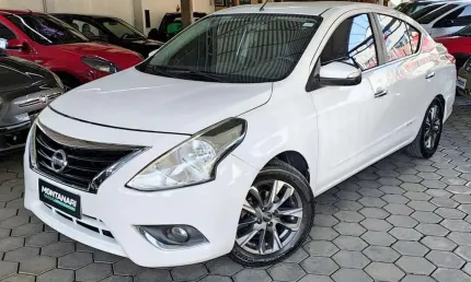 Nissan versa unique 1.6 16v flexstart 4p aut.  - branca - 2017/2017
