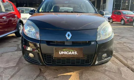 Renault sandero expression hi-flex 1.6 8v 5p  - preta - 2013/2014