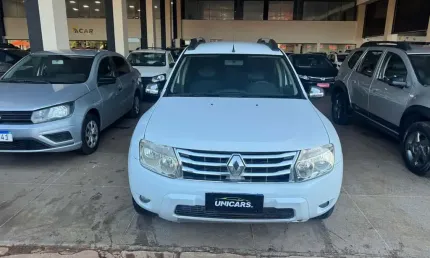 Renault duster 20 d 4x2a - branca - 2013/2014