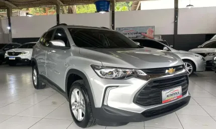 Chevrolet tracker lt 1.0 turbo 12v flex aut.  - prata - 2021/2022