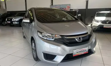 Honda fit lx mt - prata - 2014/2015