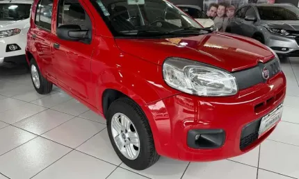 Fiat uno attractive 1.0 - vermelha - 2015/2016