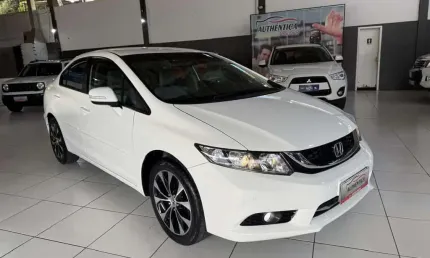 Honda civic civic lxr - branca - 2014/2015