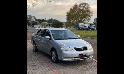 Toyota corolla se-g 1.8/1.8 flex 16v aut.  - prata - 2003/2003