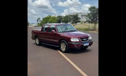 Chevrolet deluxe s10 de luxe 4.3 d 4x4 - vermelha - 1998/1999
