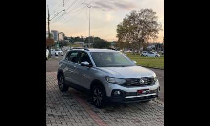 Volkswagen t-cross sense 200 tsi 1.0 flex 5p aut.  - prata - 2022/2023
