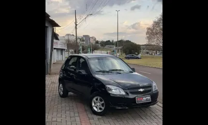 Chevrolet celta spirit/ lt 1.0 mpfi 8v flexp. 5p  - preta - 2012/2012