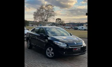 Renault fluence sed. dynamique 2.0 16v flex aut.  - preta - 2012/2013