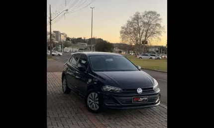 Volkswagen polo 1.6 msi flex 16v 5p  - preta - 2019/2020