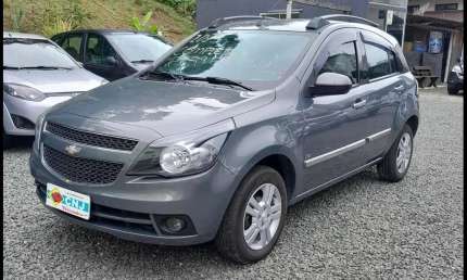 Chevrolet agile ltz 1.4 mpfi 8v flexpower 5p  - cinza - 2013/2013