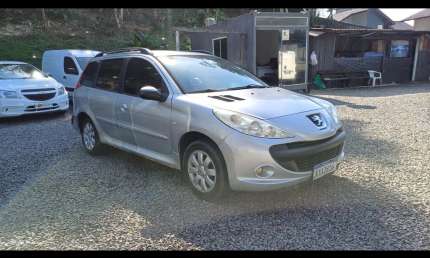 Peugeot 207 sw / xr s - prata - 2009/2010
