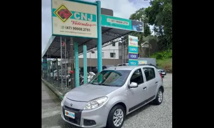 Renault sandero expresion 1.6 completo - prata - 2012/2013