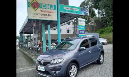 Renault sandero stepway 1.6 automatico flex - cinza - 2018/2019
