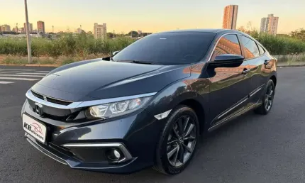 Honda civic ex cvt 2021 - azul - 2020/2021