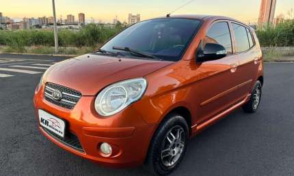 Kia picanto  ex2 1.0 at 2009 - laranja - 2009/2009