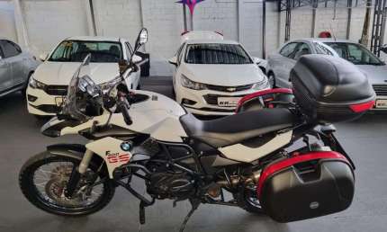 Bmw f 800 gs f800 2014 - branca - 2014/2014