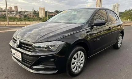 Volkswagen polo w/ mca 2018 - preta - 2018/2018