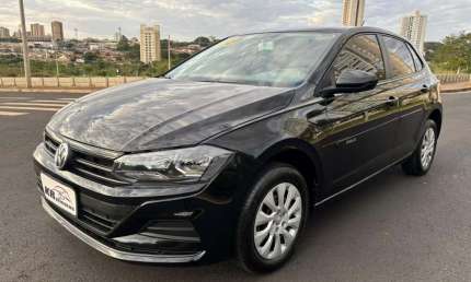 Volkswagen polo w/ mca 2018 - preta - 2018/2018