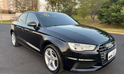 Audi a3 lm 150cv 2016 - preta - 2016/2016