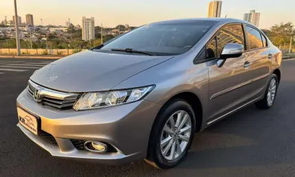 Honda civic lxr 2014 - cinza - 2014/2014