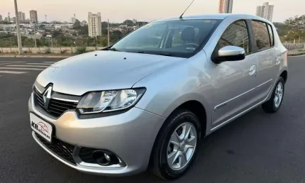 Renault sandero dynamique  1.6 2015 - prata - 2015/2015