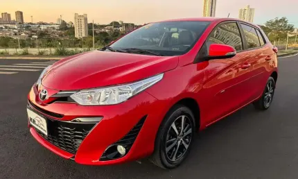 Toyota yaris hb xs 15 at 2019 - vermelha - 2018/2019