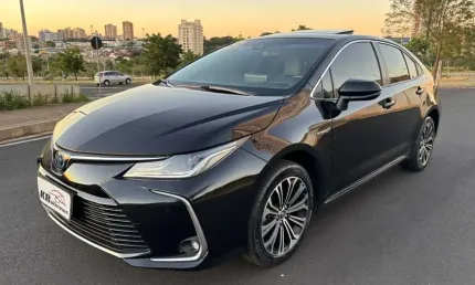 Toyota corolla apremium 2023 - preta - 2023/2023