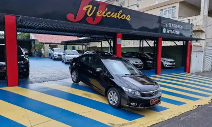 Civic exs 1.8 at. 2013 preto c teto solar 