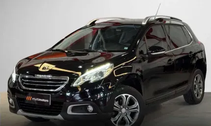 Peugeot 2008 griffe 1.6 flex 16v 5p aut.  - preta - 2016/2017