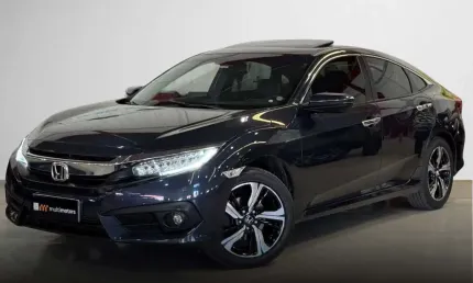 Honda civic sedan touring 1.5 turbo 16v aut.4p  - azul - 2018/2019
