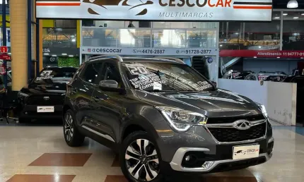 Caoa chery tiggo 5x txs 1.5 turbo - teto panorâmico - cinza - 2019/2020