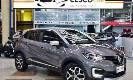 Renault captur 1.6 flex automático *som bose* - cinza - 2019/2020