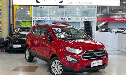 Ford ecosport se 1.5 flex automático - vermelha - 2018/2019